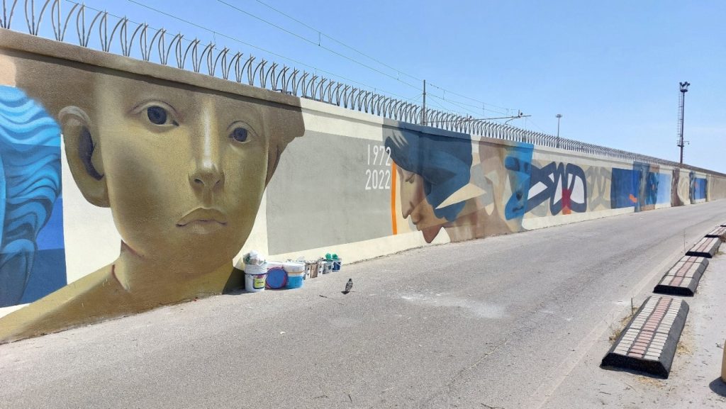 murales bronzi di riace tempietto reggio calabria