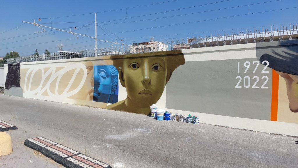 murales bronzi di riace tempietto reggio calabria