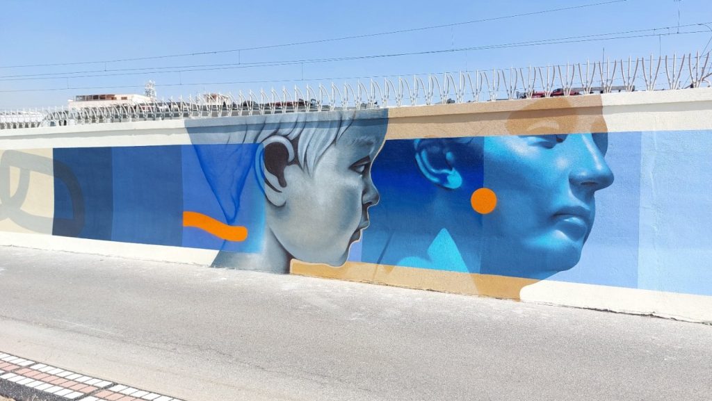 murales bronzi di riace tempietto reggio calabria