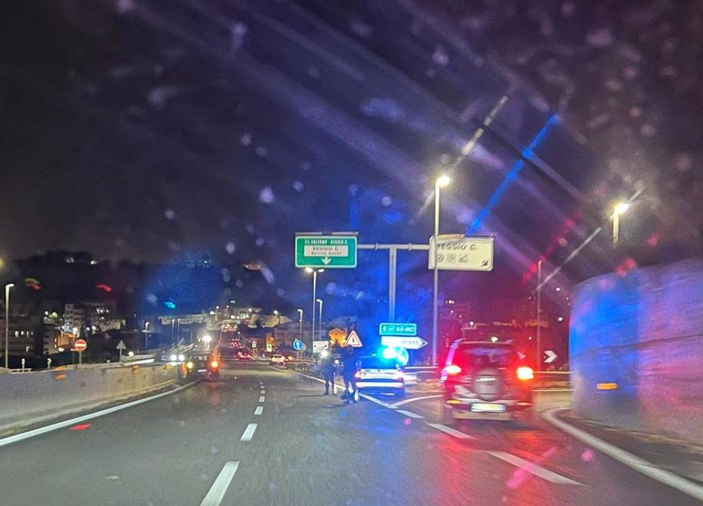 polizia stradale notte reggio raccordo reggio centro