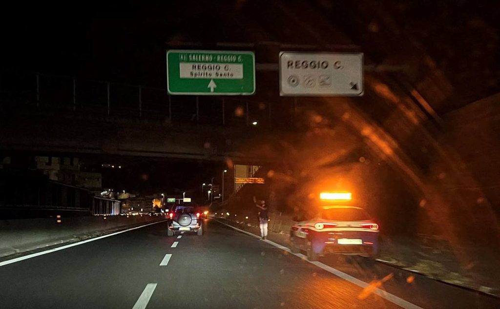 polizia stradale notte reggio raccordo reggio centro