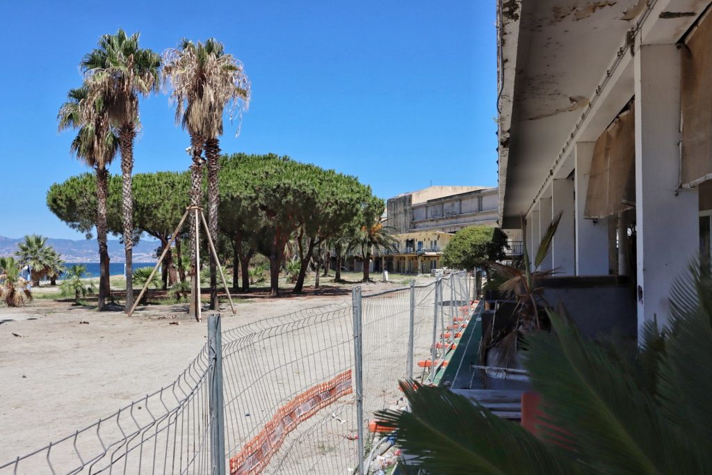 Cantiere Lido Comunale Reggio Calabria fermo