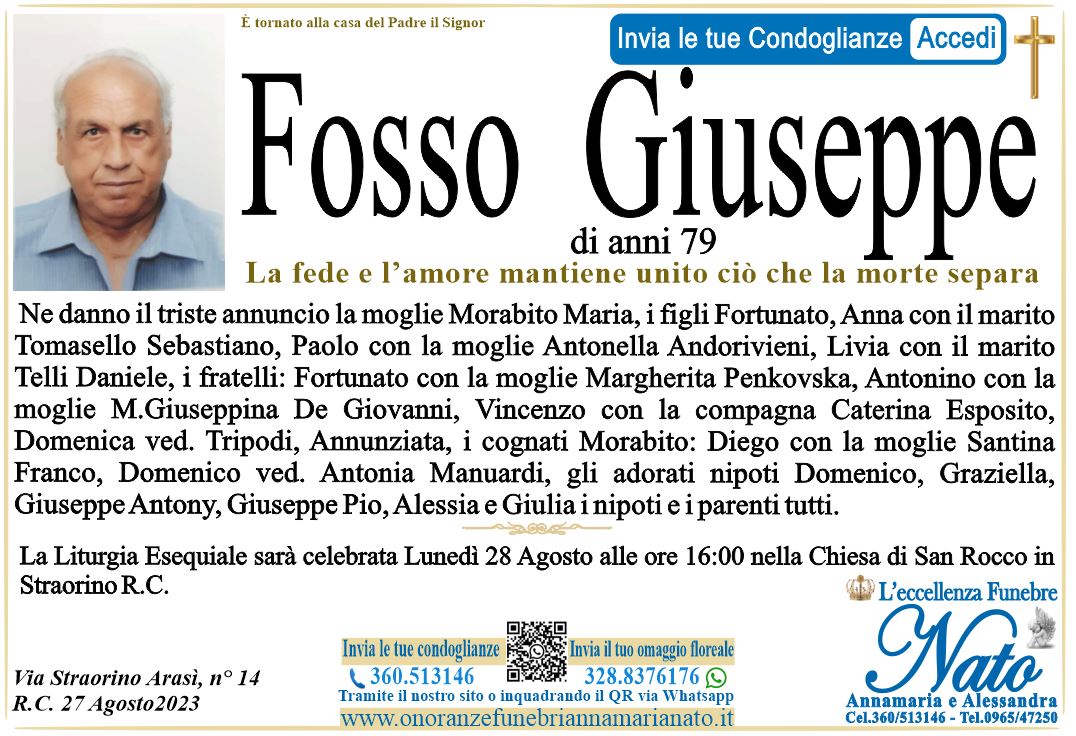 FOSSO GIUSEPPE