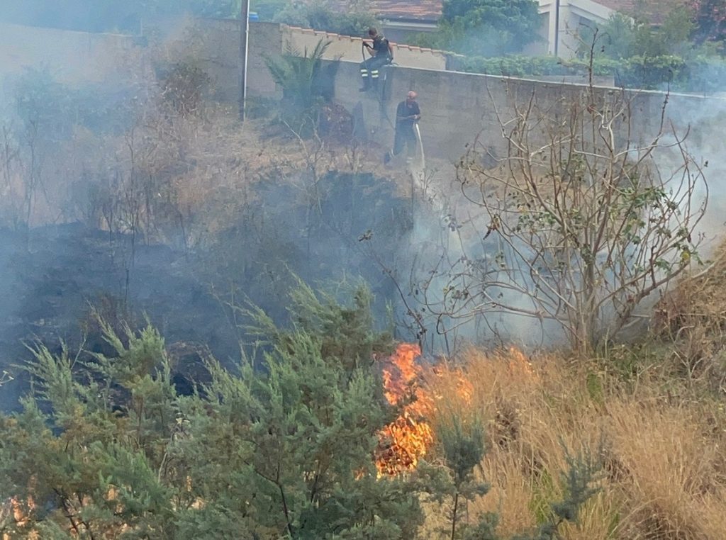 Incendio Torrente Fiumarella