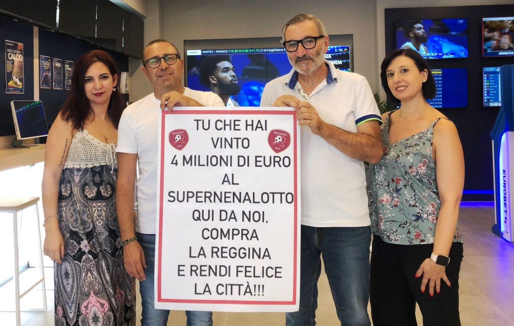 Vincita SuperEnalotto a Reggio compra la Reggina