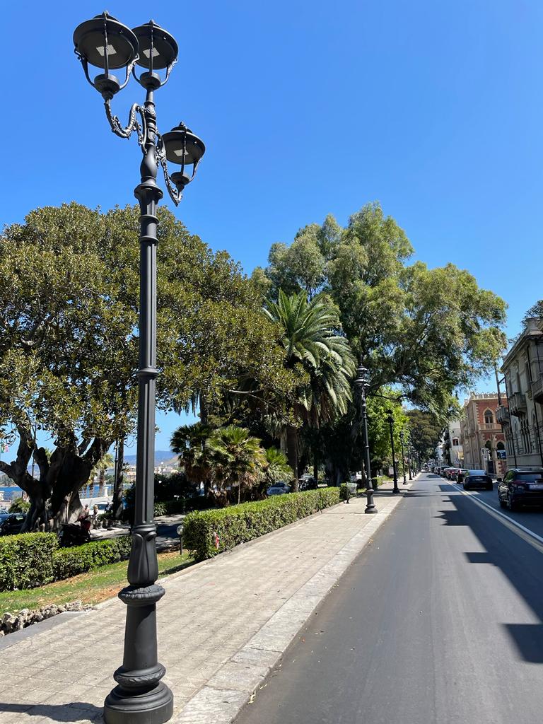 illuminazione lungomare reggio calabria