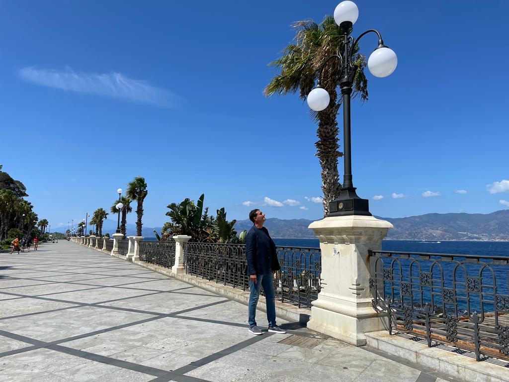 illuminazione lungomare reggio calabria