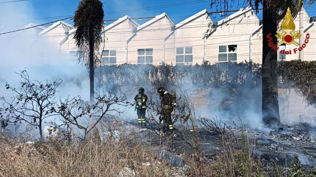 incendio messina