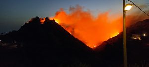 Incendio paterriti Castello Sant’Aniceto