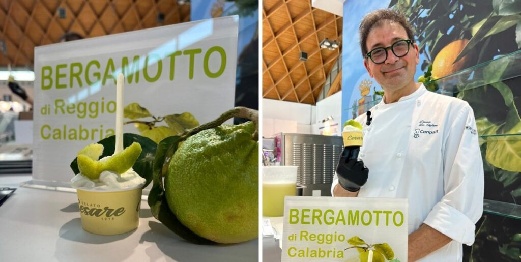 Bergamotto di Reggio Calabria sorbetto Davide Destefano Gelato Cesare