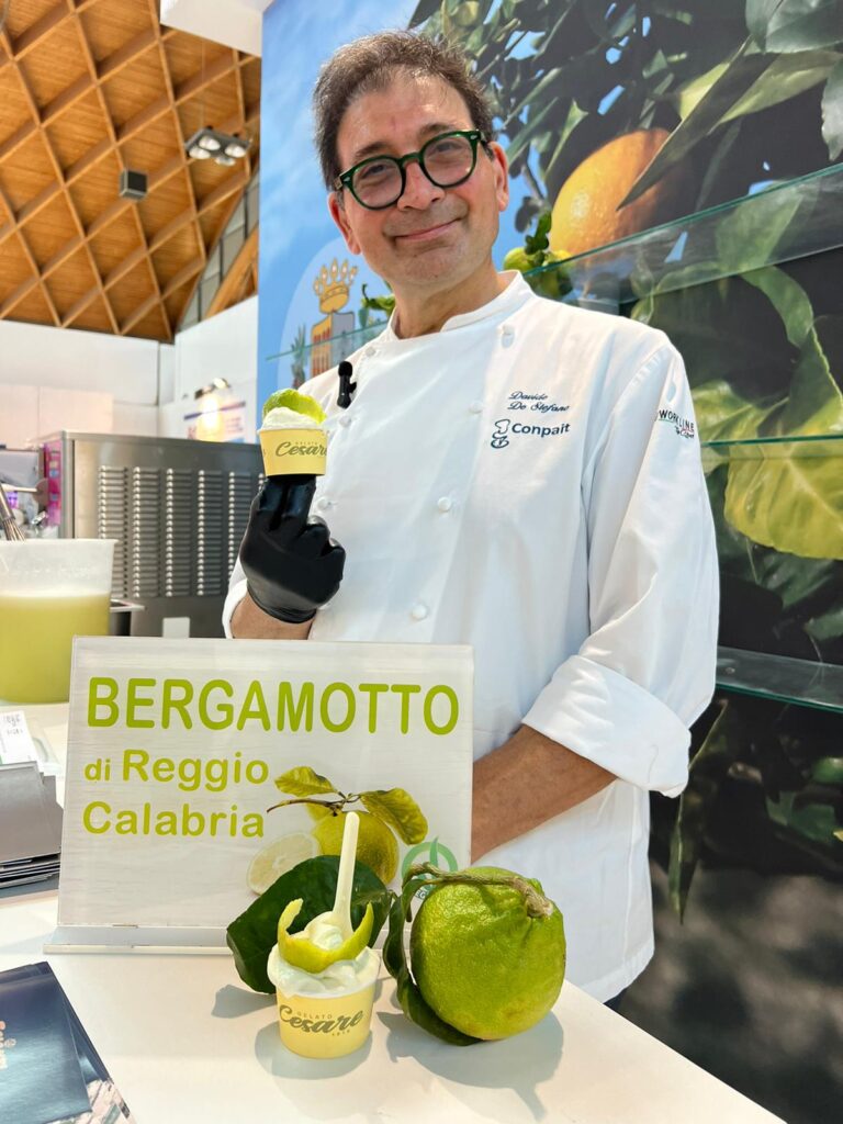 Bergamotto di Reggio Calabria sorbetto Davide Destefano Gelato Cesare