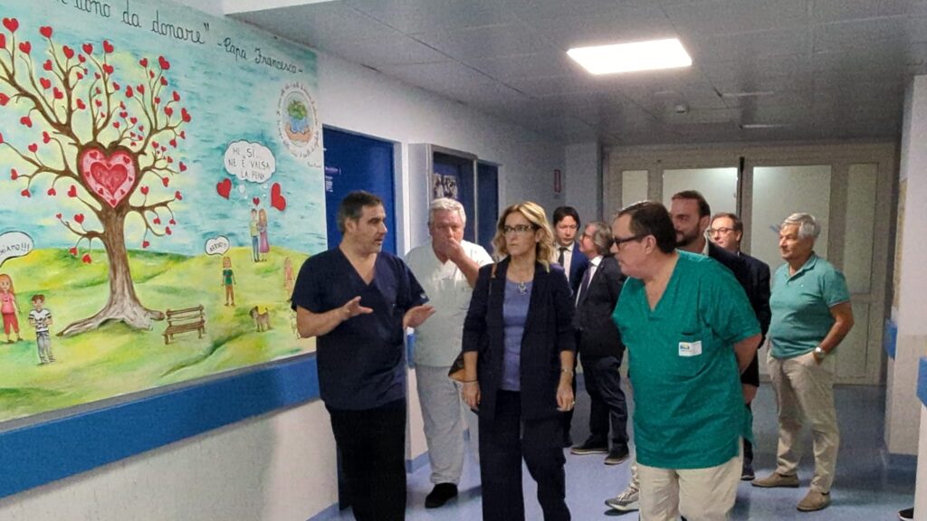 Dafne Musolino in visita Centro di Cardiochirurgia Pediatrica