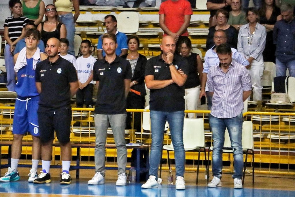 Staff Capo d'Orlando coach Bolignano