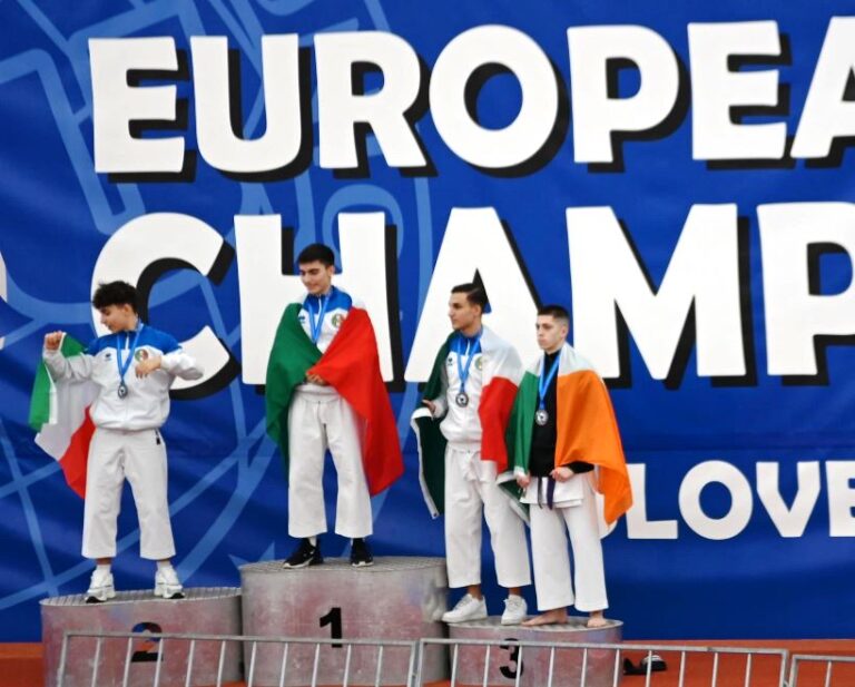 Paolo Camastra medaglia d'oro Karate Europei Slovenia