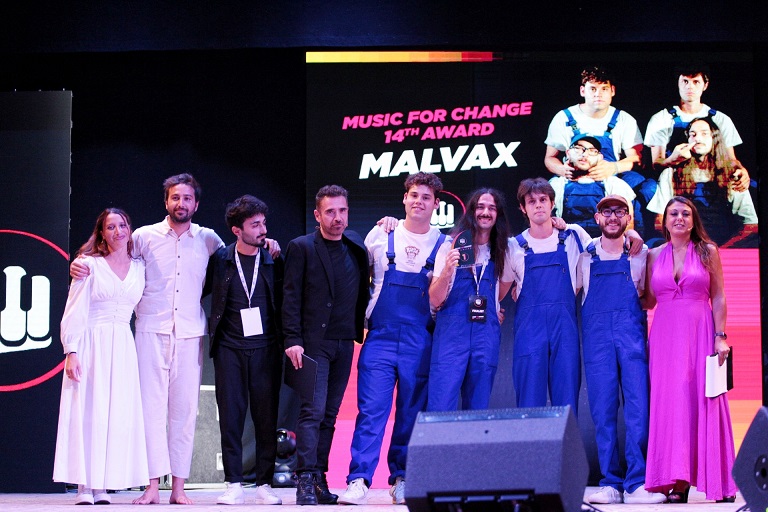 Podio di Music for Change 2023