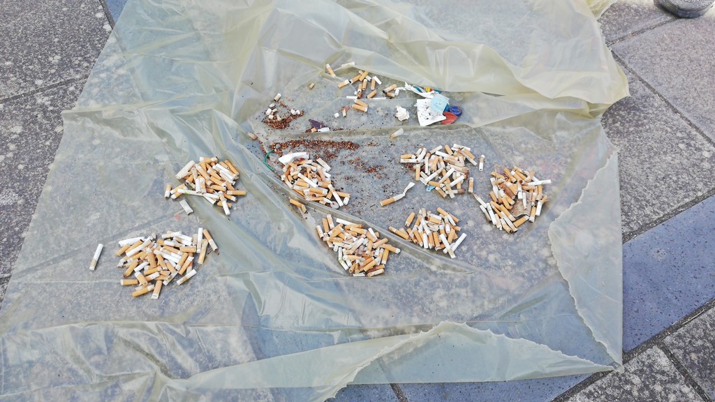 Progetto Adotta una Spiaggia in Sicilia raccolti mozziconi sigaretta