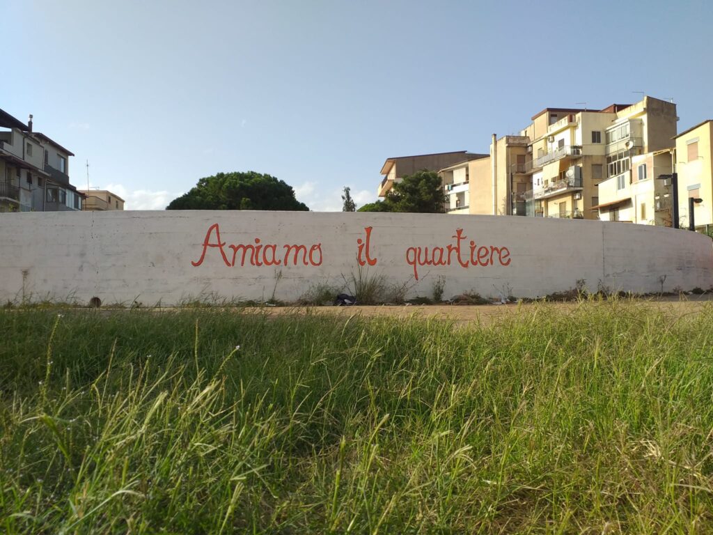 Piazzetta Caprai Rione Modena Reggio Calabria