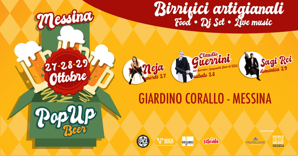 locandina Messina Pop Up Beer