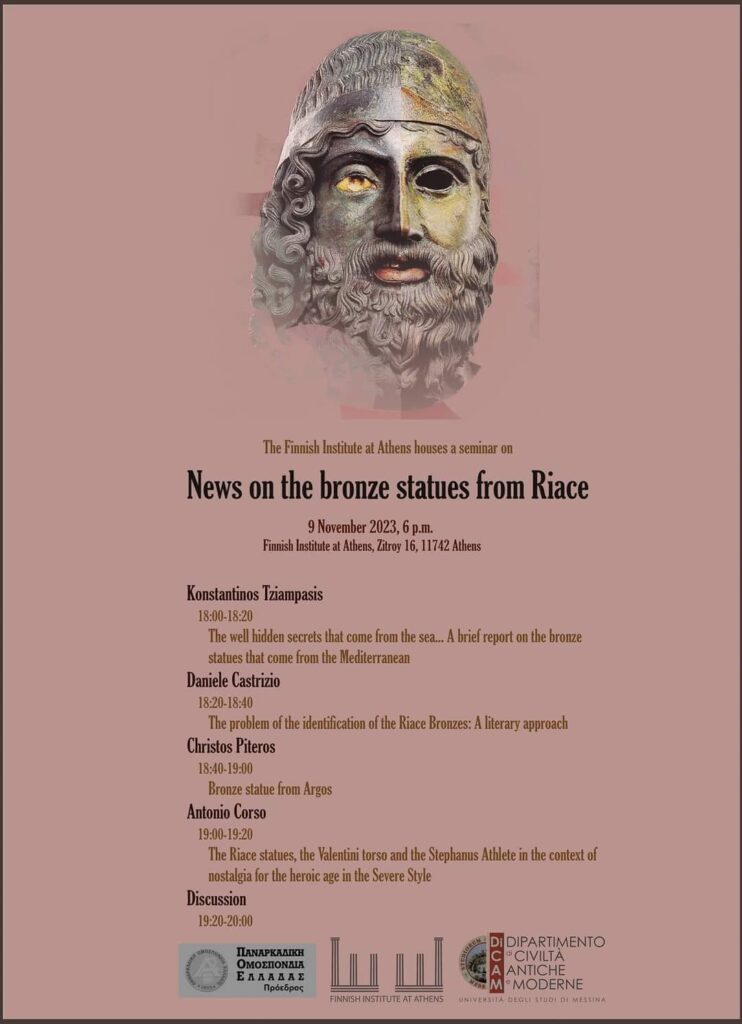 Atene seminario sui Bronzi di Riace