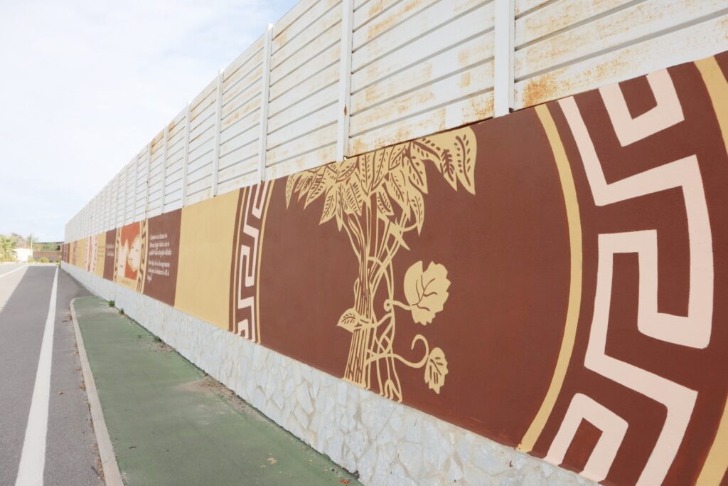 Murales storia di Reggio Calabria al Parco Lineare Sud