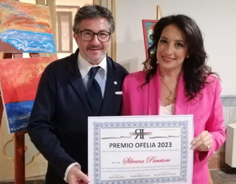 Premiazione Ofelia Silvana Paratore