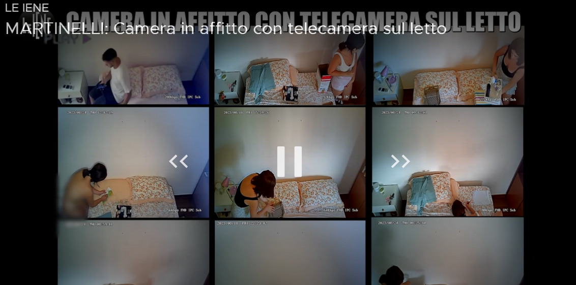 Camera in affitto con telecamera nascosta: la scoperta