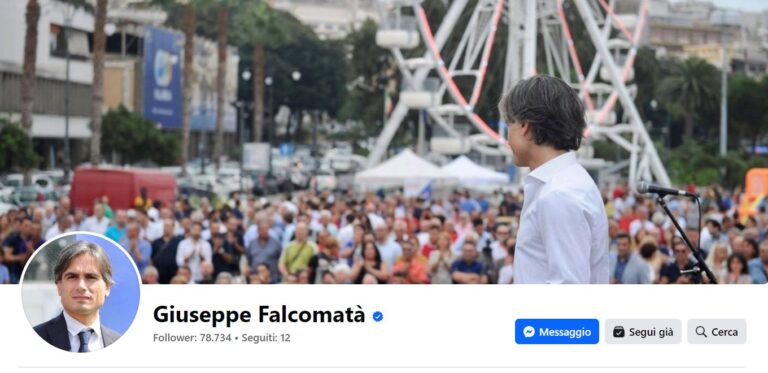 pagina facebook sindaco falcomatà