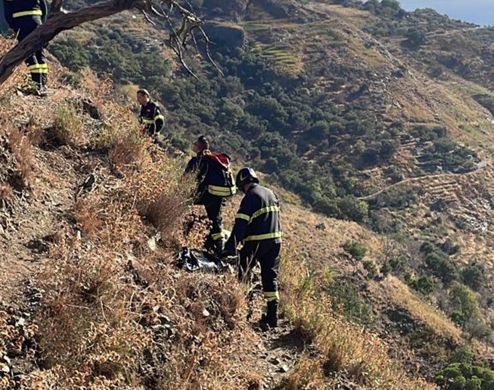 vigili del fuoco recupero uomo