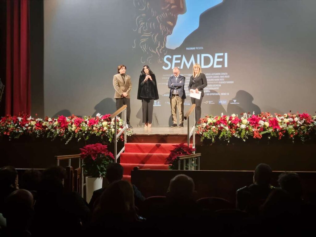 Premiazione Gerardo Sacco docufilm Bronzi