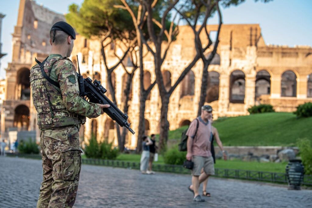 brigata aosta strade sicure Roma