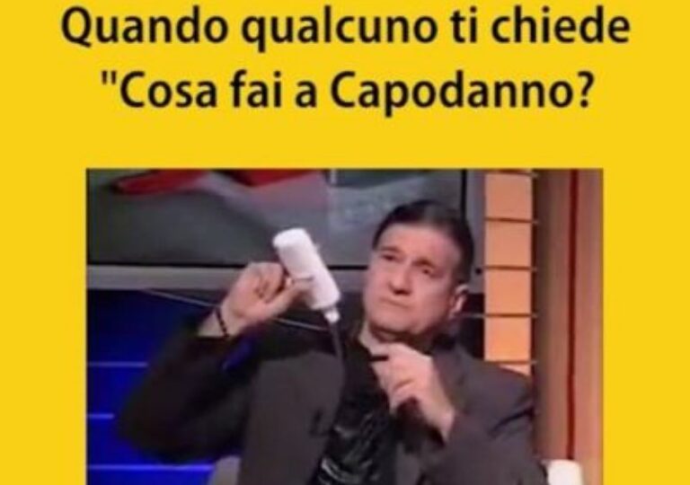 cosa fai a capodanno meme