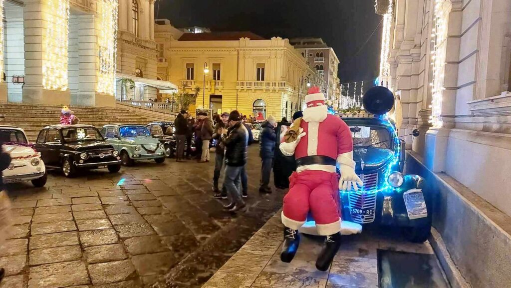 fiat 500 sfilata natale