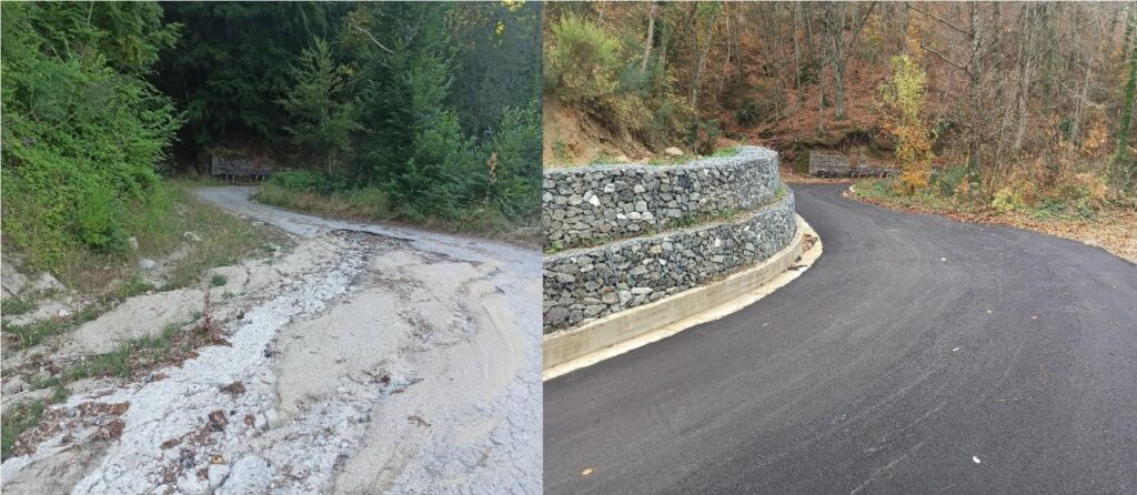 strada montagna satriano