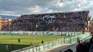 Curva Sud Granillo vuota Fenice-Portici