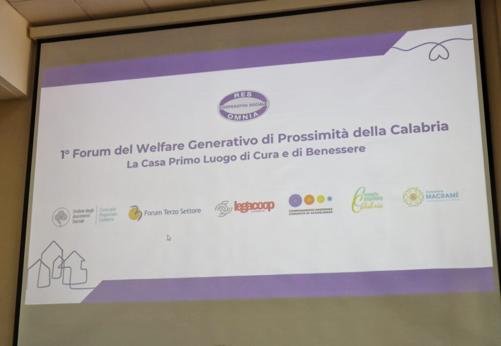 Forum del Welfare Generativo di Prossimità