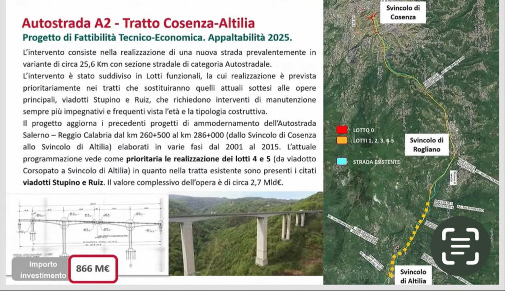 autostrada cosenza altilia