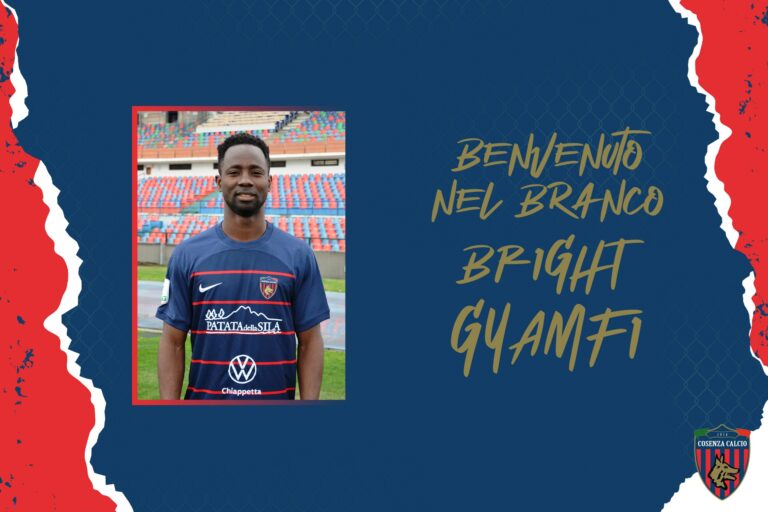 bright gyamfi nuovo calciatore cosenza