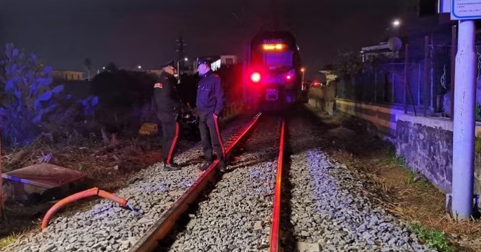 travolto da un treno