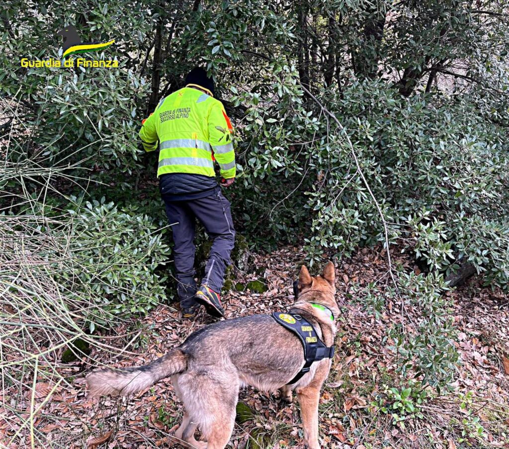 soccorso ragazzo diperso etna