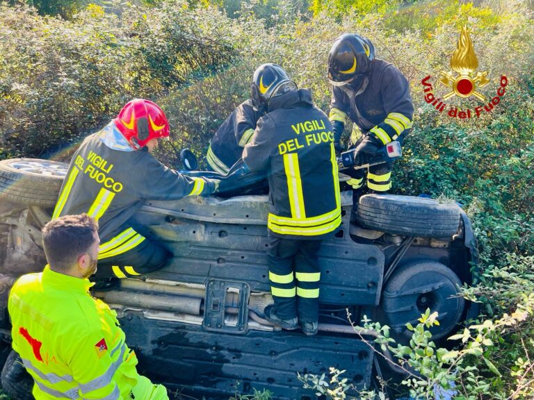 vigili del fuoco incidente