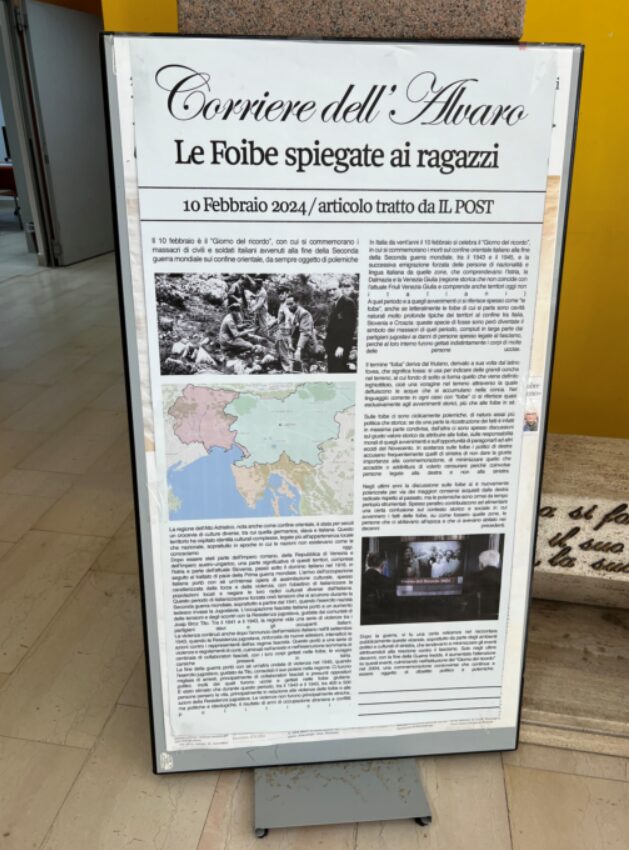 Approfondimenti Foibe Liceo Alvaro di Palmi