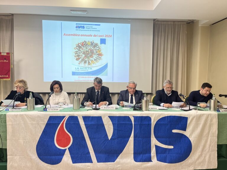 Convegno e Assemblea Avis comunale OdV Reggio Calabria 25 febbraio 2024