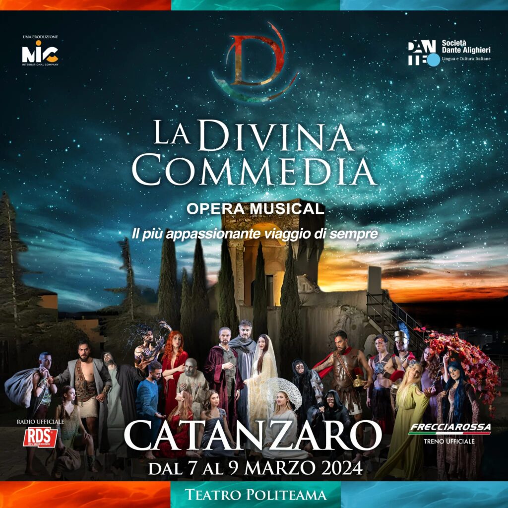 La Divina Commedia - cartolina