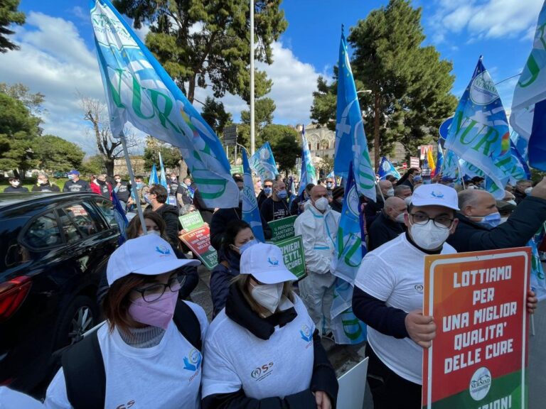 Nursind manifestazione Policlinico di Messina