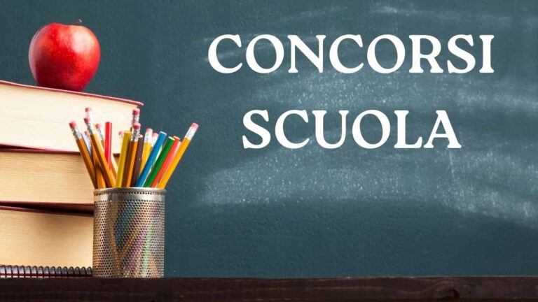 concorsi scuola