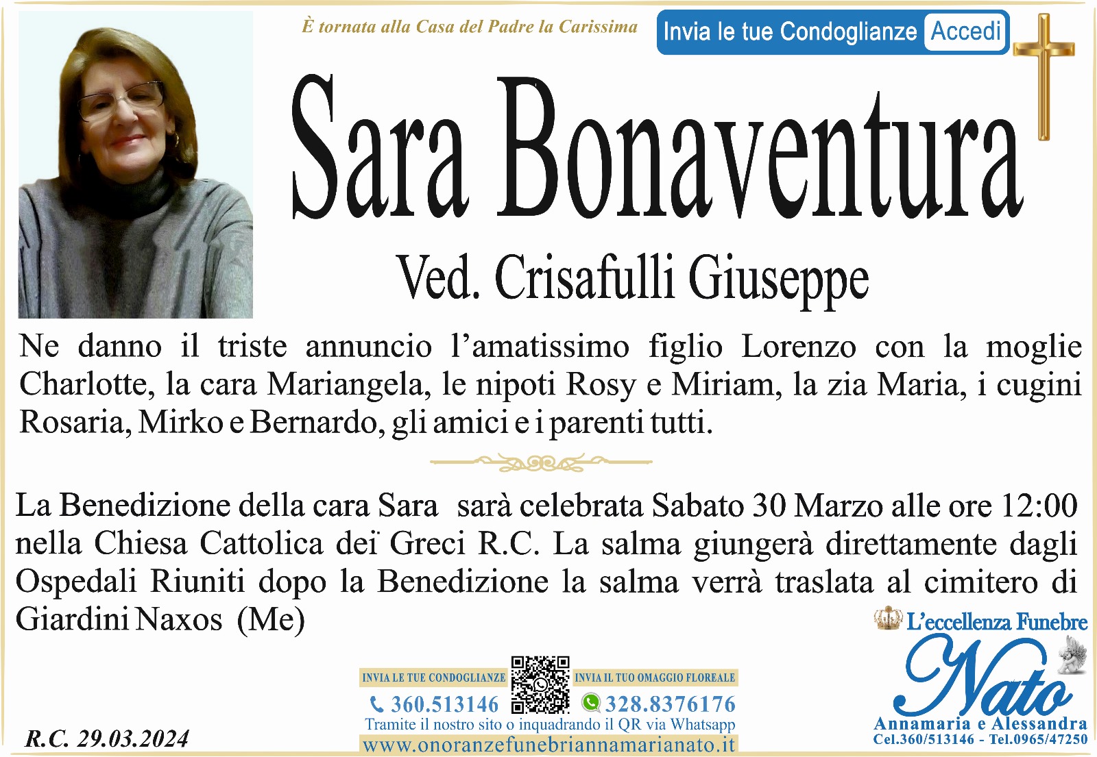 BONAVENTURA SARA