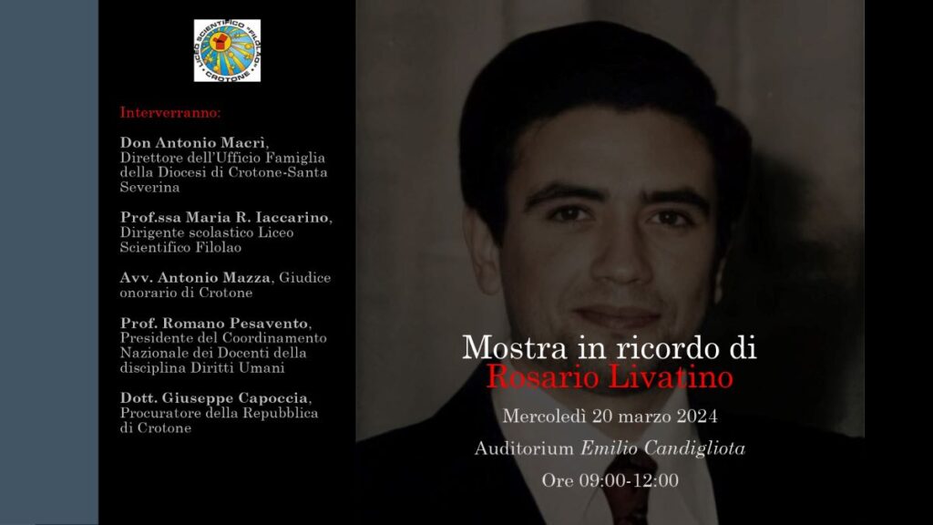 mostra rosario livatino