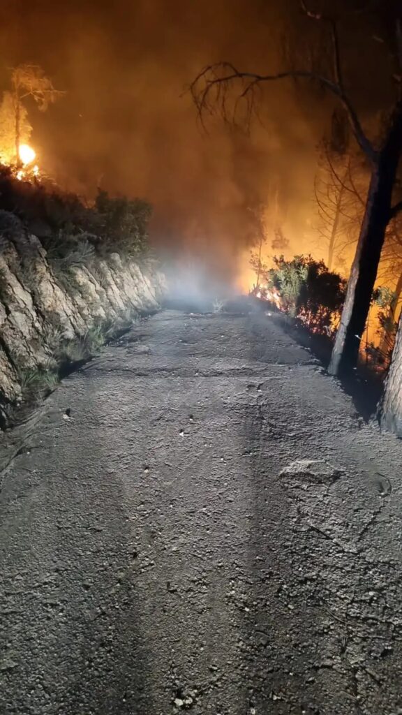 incendio castellammare del golfo