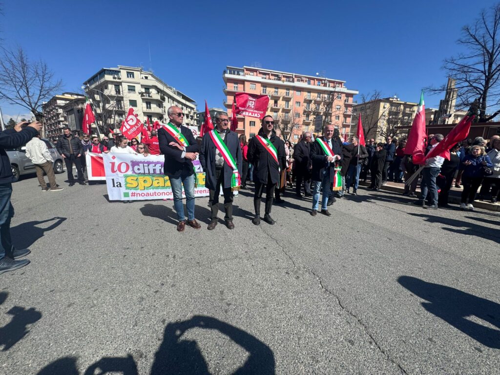 manifestazione autonomia cosenza