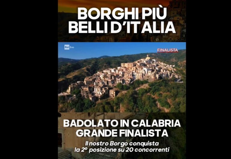 Badolato secondo Borgo più bello d’Italia
